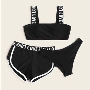 Three piece shein swimsuit